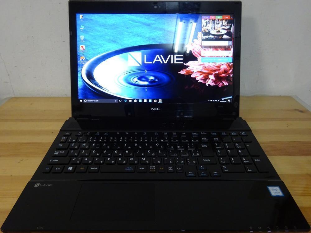NEC ノートパソコン LAVIE Note Standard PC-NS350FAB-YC/Core i3-7100U 2.4GHz/8GB/1000GB/BD/中古特価良品拍卖