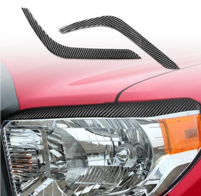 トヨタ タンドラ XK50 2014 - 2021年 ヘッドライトカバー アイライン 2個セット拍卖