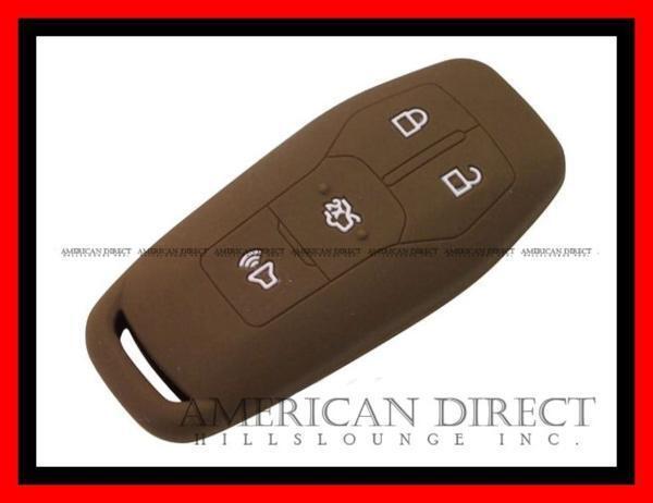 【人気商品/ブラウン】16y- フォード エクスプローラー マスタング シリコン キー カバー シリコン キーレス リモコン CV2716BR FORD拍卖