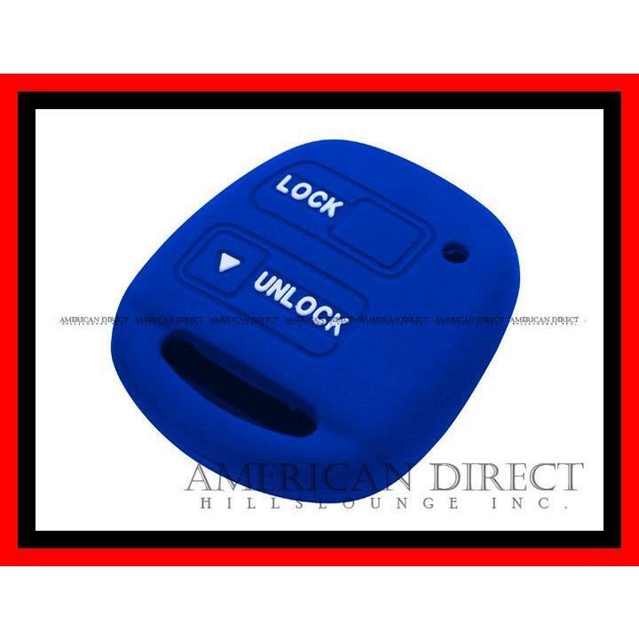 【定番アイテム/ブルー】トヨタ FJクルーザー シリコン キーレス カバー リモコン トランスミッター CV2421DB ダイハツ レクサス 大人気拍卖