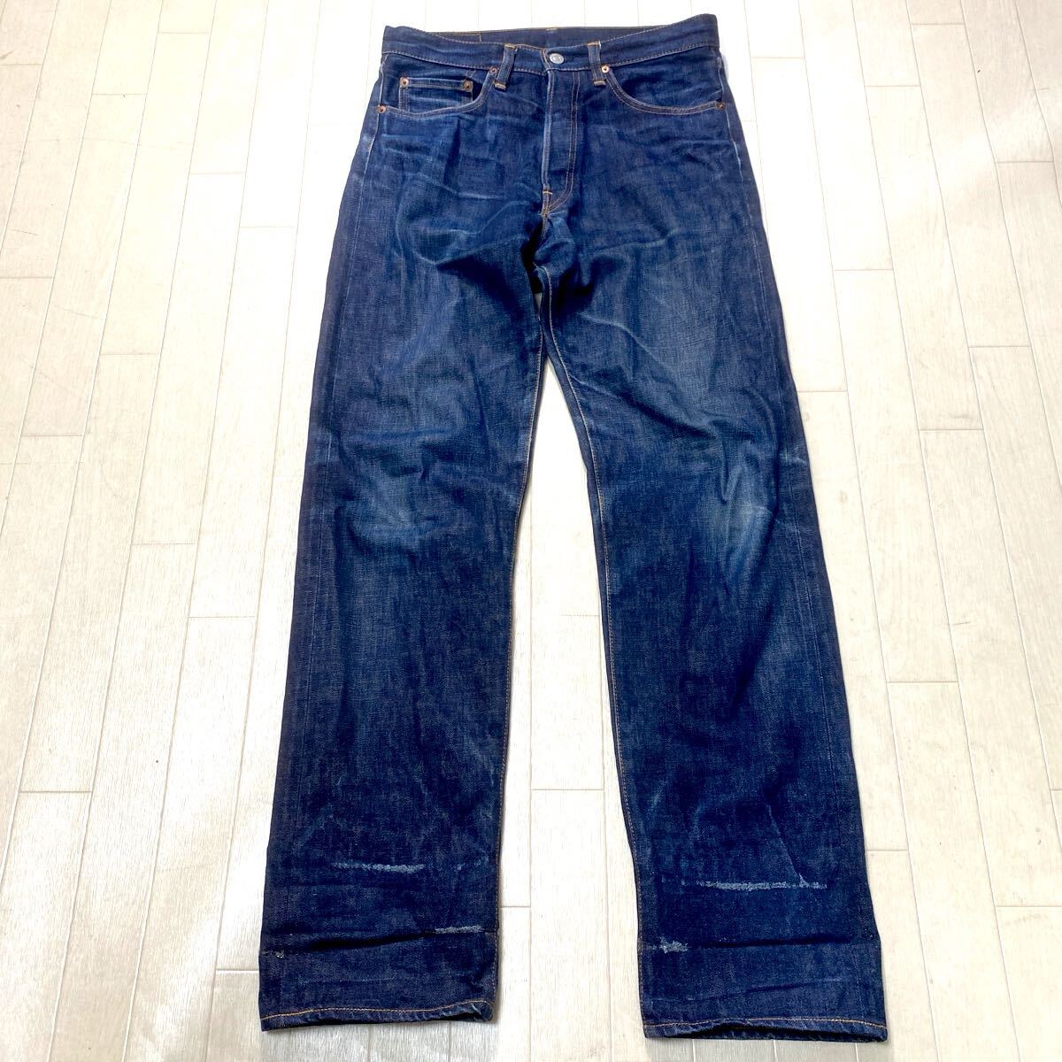 O22☆ XX DEVELOPMENT&CO ボトムス デニム ジーンズ ジーパン フライフロント メンズ 31 ネイビー拍卖