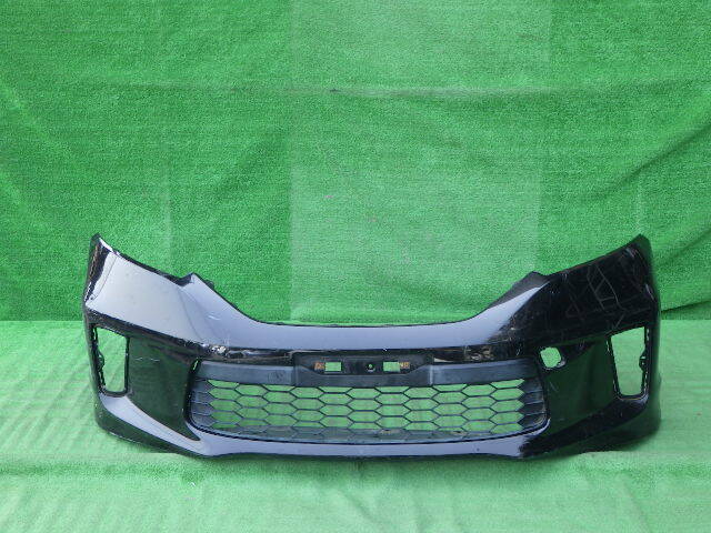 GB3 GB4 後期 フリード エアログレード GP3 フリードハイブリッド 純正フロントバンパー HV 黒 71101-SYY-J000 ロアグリル付拍卖
