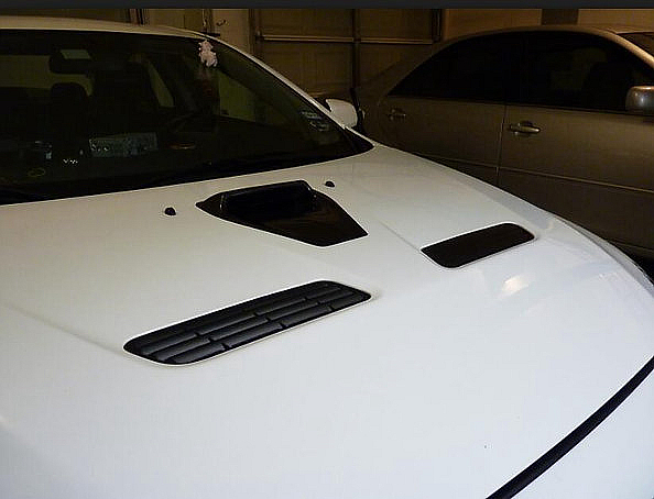 ★MITSUBISHI ランエボ X 10 CZ4A カーボン ボンネット エアダクト C型 《センター》《交換タイプ》☆.拍卖