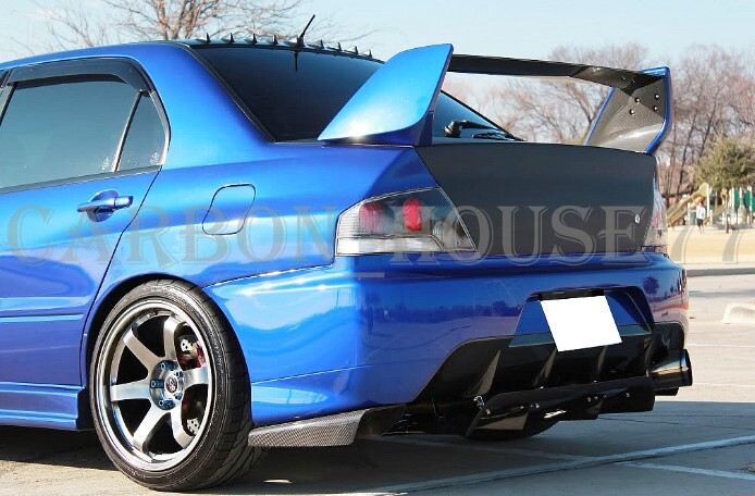 ★MITSUBISHI ランエボ 9 CT9A カーボン リア ディフューザー VA型《3分割タイプ》2拍卖
