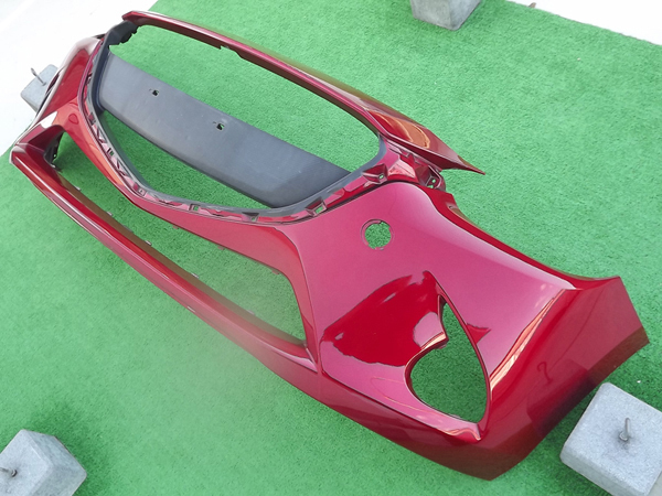 ★微損,送料安,41V,ソウルレッドプレミアムメタリック,前期★デミオDJ3AS/DJ3FS/DJ5AS/DJ5FSフロントバンパーDJLASフォグカバーDJLFS赤Re:P拍卖