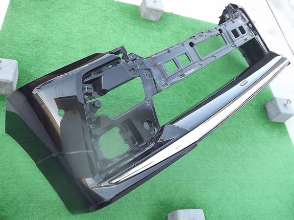 ★モデリスタ,フロントスポイラー付,送料安,Z/ZA,前期,ブラック★ヴェルファイアAGH30W/AGH35W/GGH30Wフロントバンパー★ZRエアロAYH黒Re:P拍卖