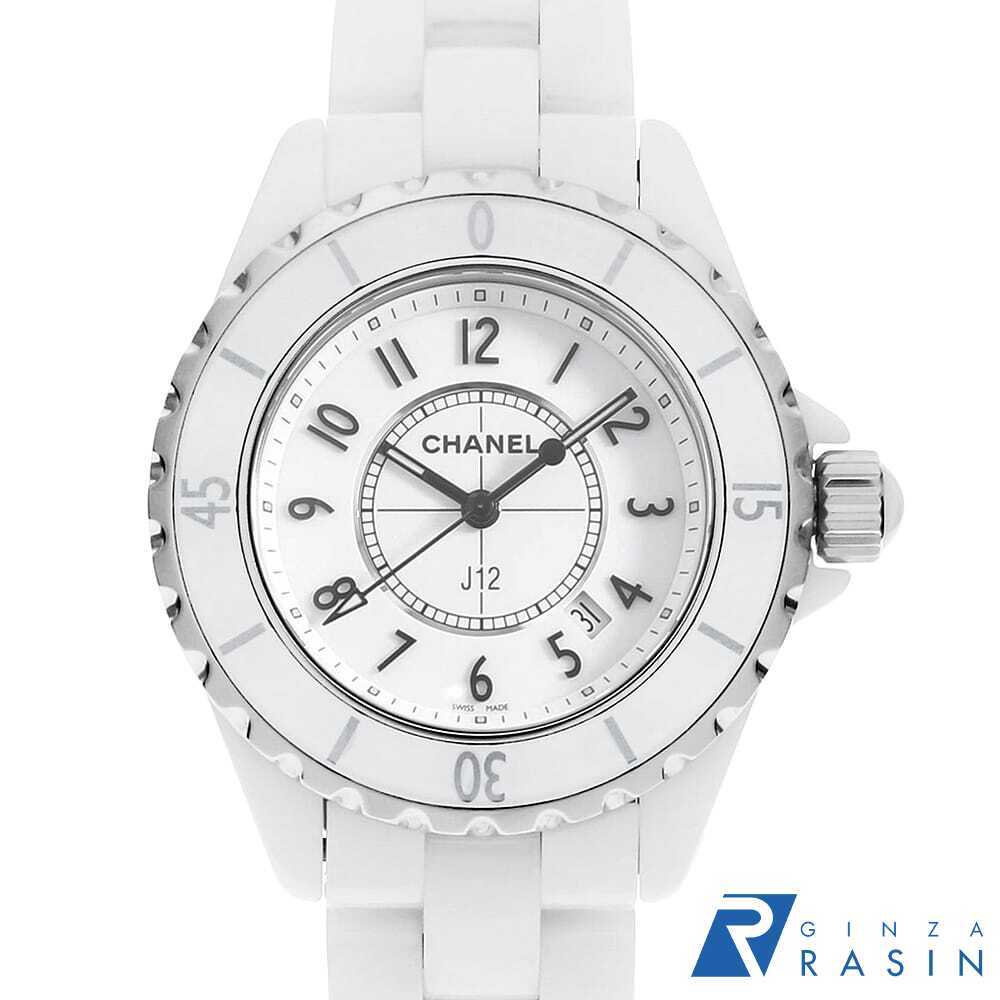 シャネル J12 白セラミック H0968 中古 レディース 腕時計拍卖