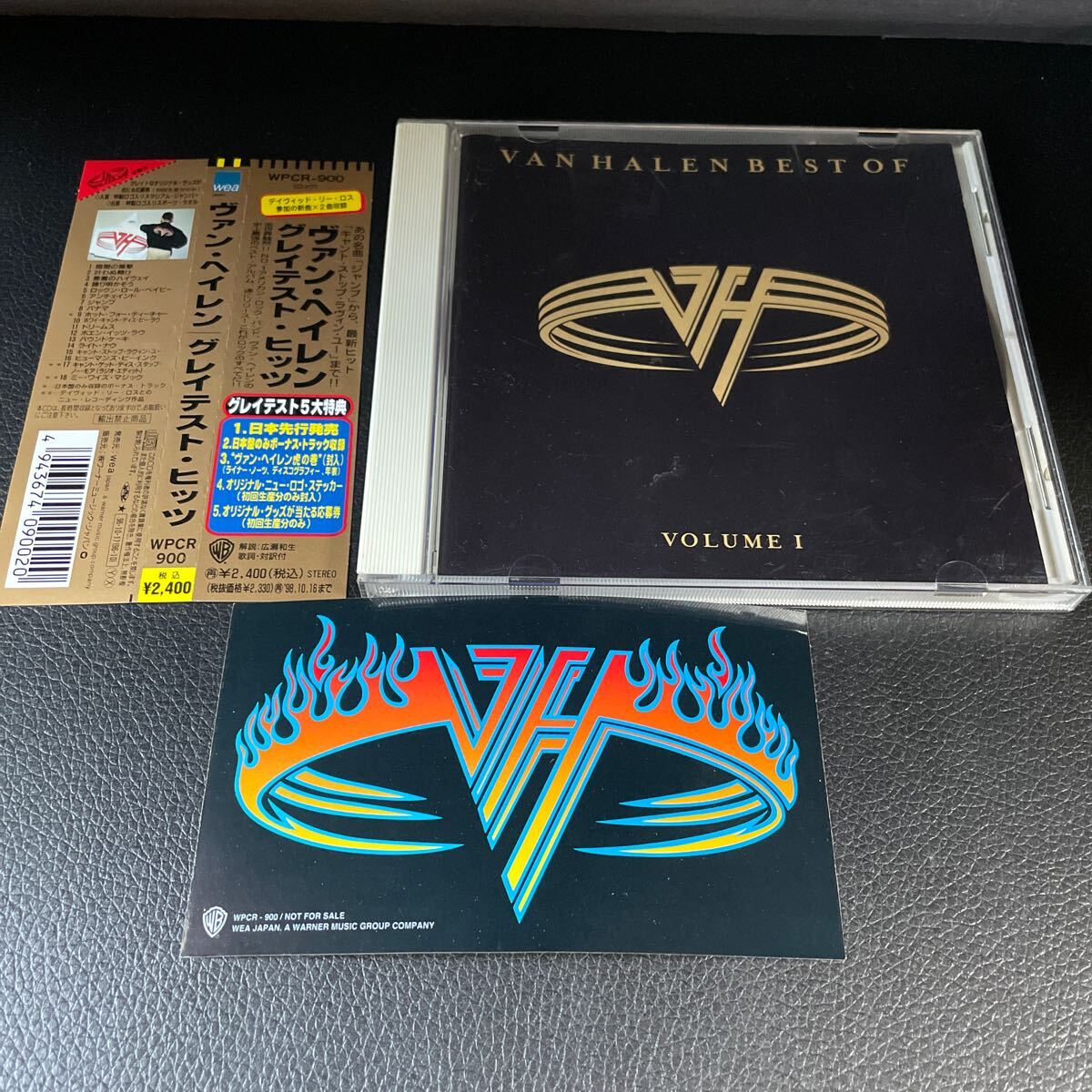 ●ヴァン・ヘイレン VAN HALEN グレイテスト・ヒッツ BEST OF VOLUMEⅠステッカー・帯付 全18曲 CD●99拍卖