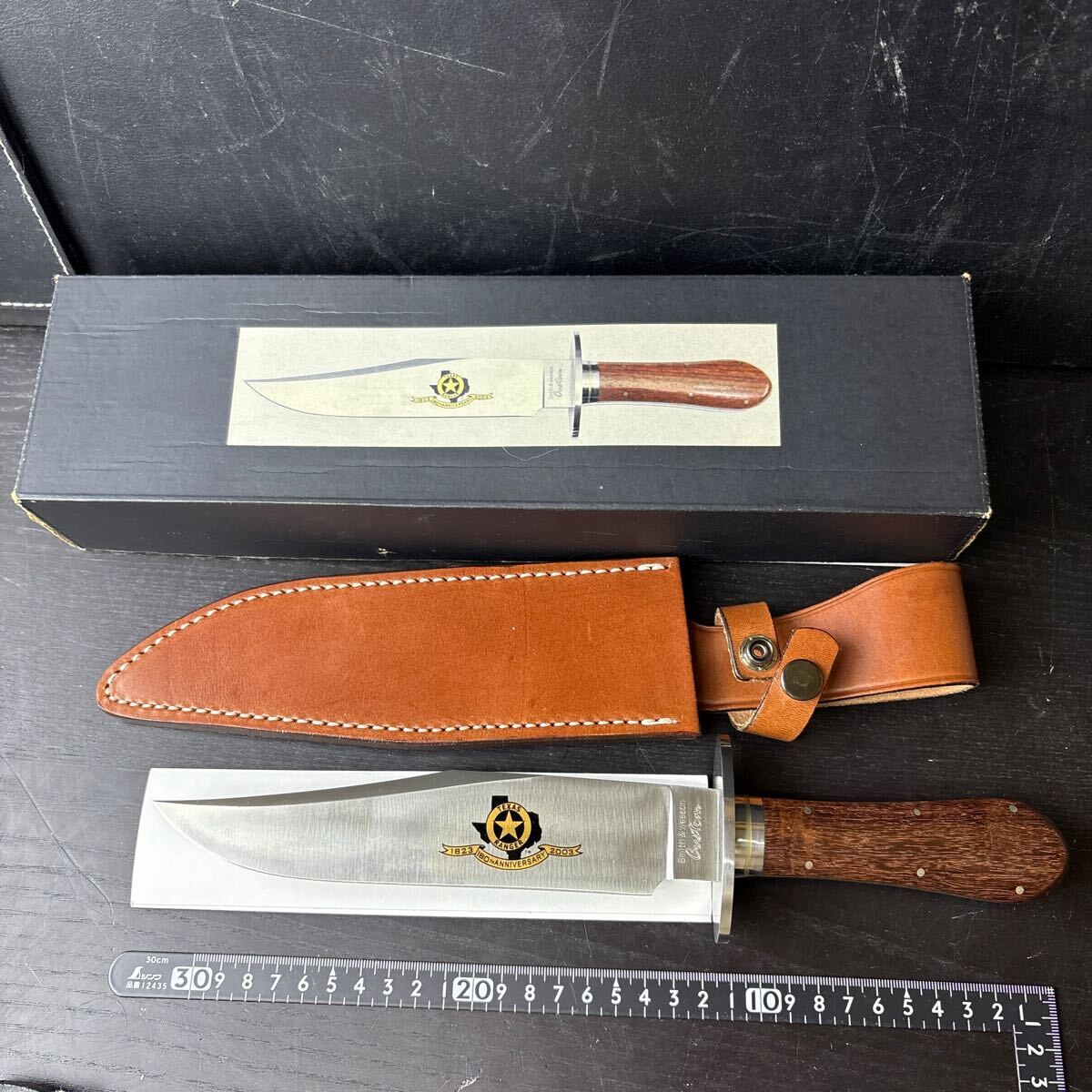 SMITH&WESSON スミス&ウェッスンTX304BOW ボーイナイフ テキサスレンジャー 180周年記念 シースナイフ seki japan拍卖