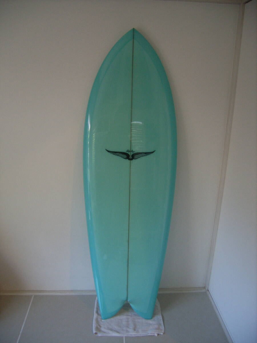 超レア ★ skipfrye スキップフライ 5’6 Skip Frye Twin Keel Fish 5'6" 新品 未使用品拍卖