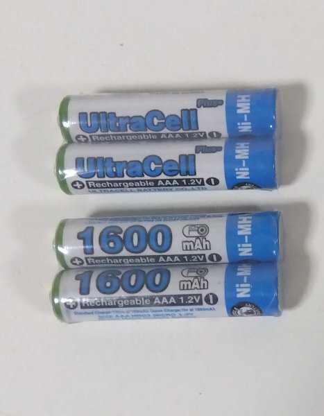 中国製 単4充電池 1600mAh 2個入 2パック拍卖