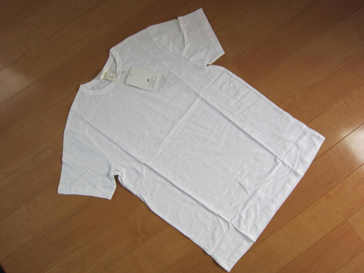 タグ付き未使用 エイチアンドエム H&M×David Beckham デビッドベッカム 半袖Tシャツ S拍卖