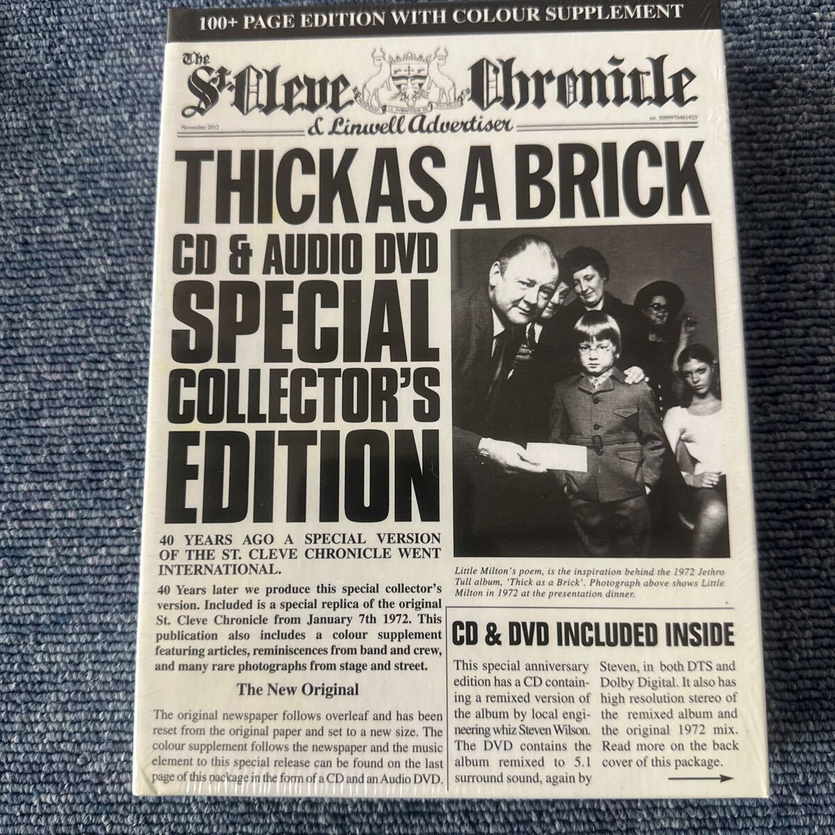 【輸入盤CD】 Jethro Tull/Thick As A Brick (40th Anniversary Edition) ジェスロタル拍卖