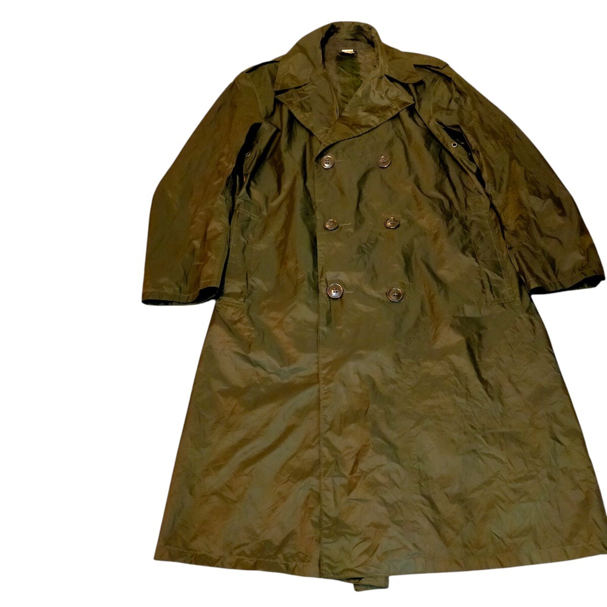 古着 アメリカ軍 レインコート ナイロン ヴィンテージ 70s ミリタリー拍卖