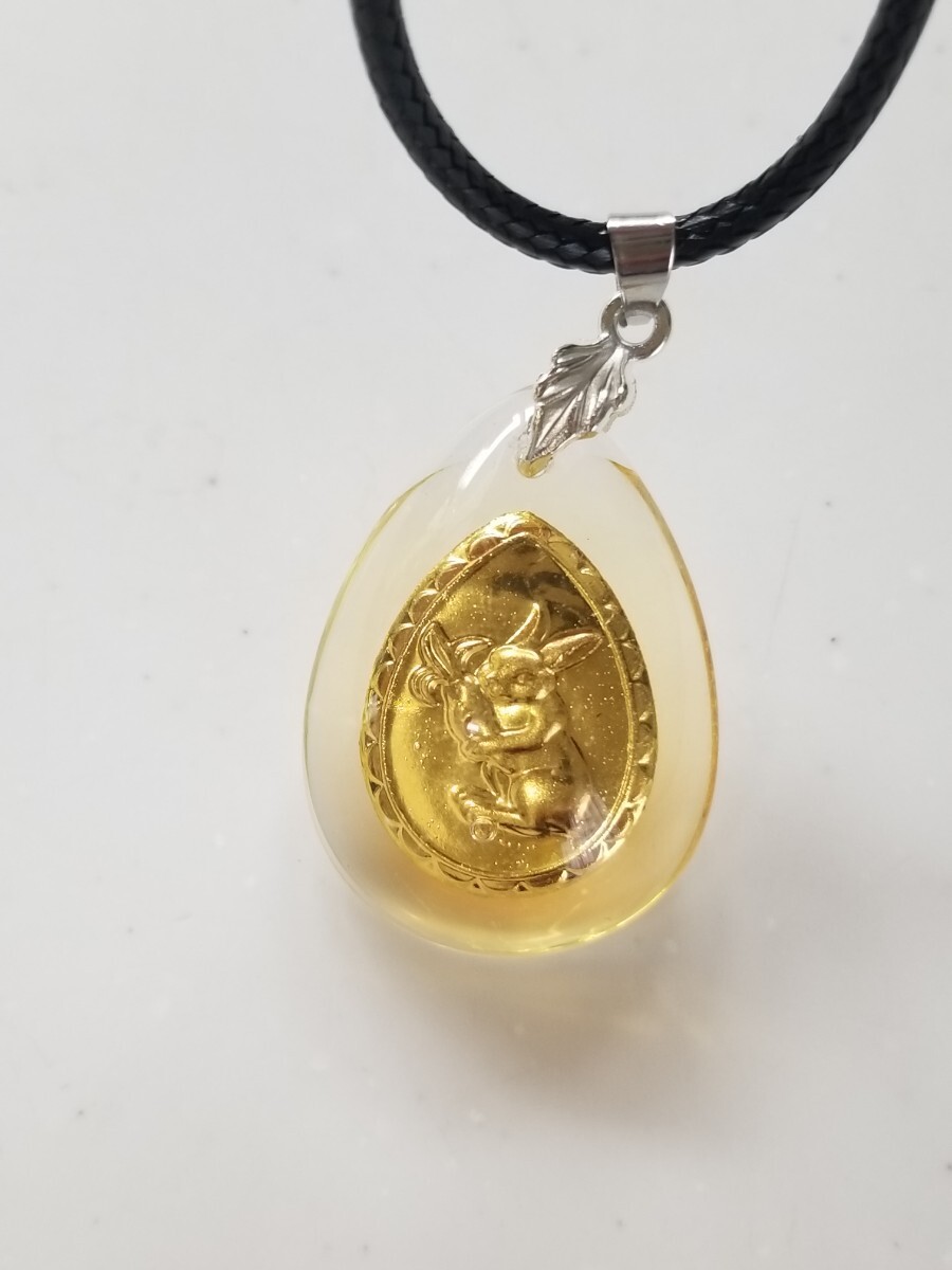 干支ネックレス お守り しずく型 うさぎ ウサギ拍卖