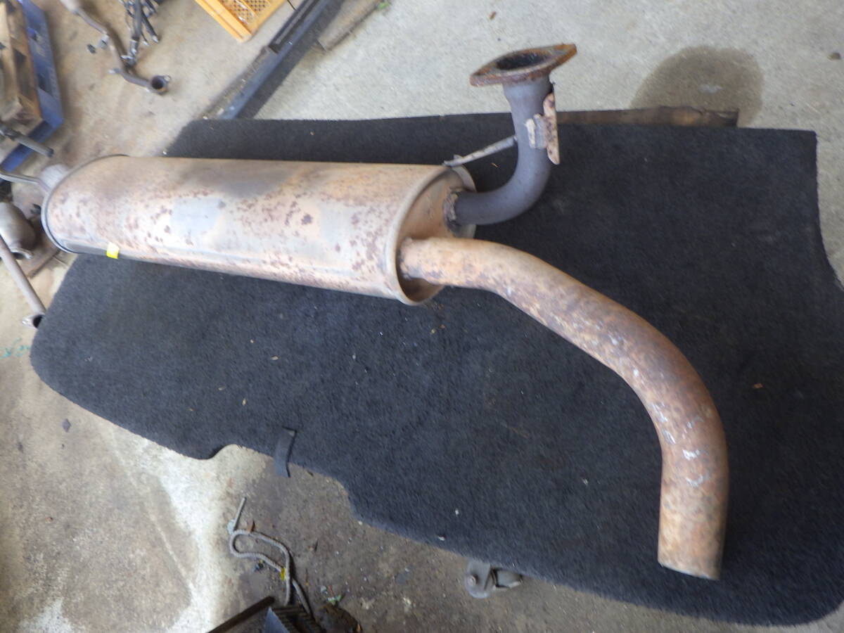 桜15 即決! HM4 バモス ターボ 4WD リアマフラー拍卖