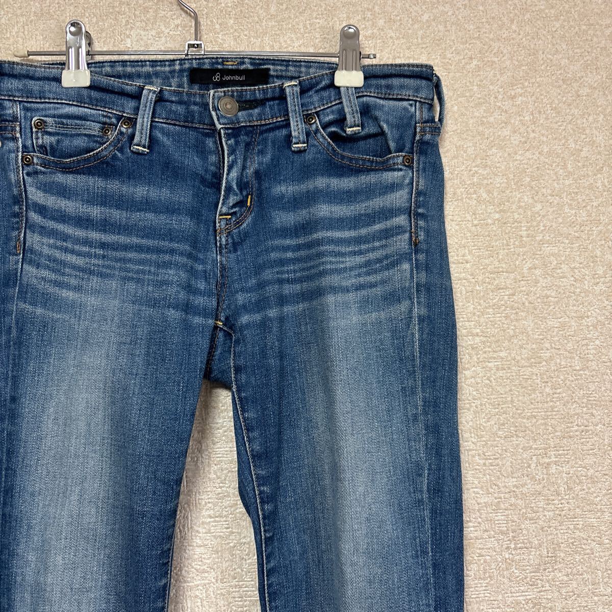 【岡山デニムメーカー】 Johnbull ジョンブル スキニーデニム デニム レディースSサイズ AP187 31-0310拍卖