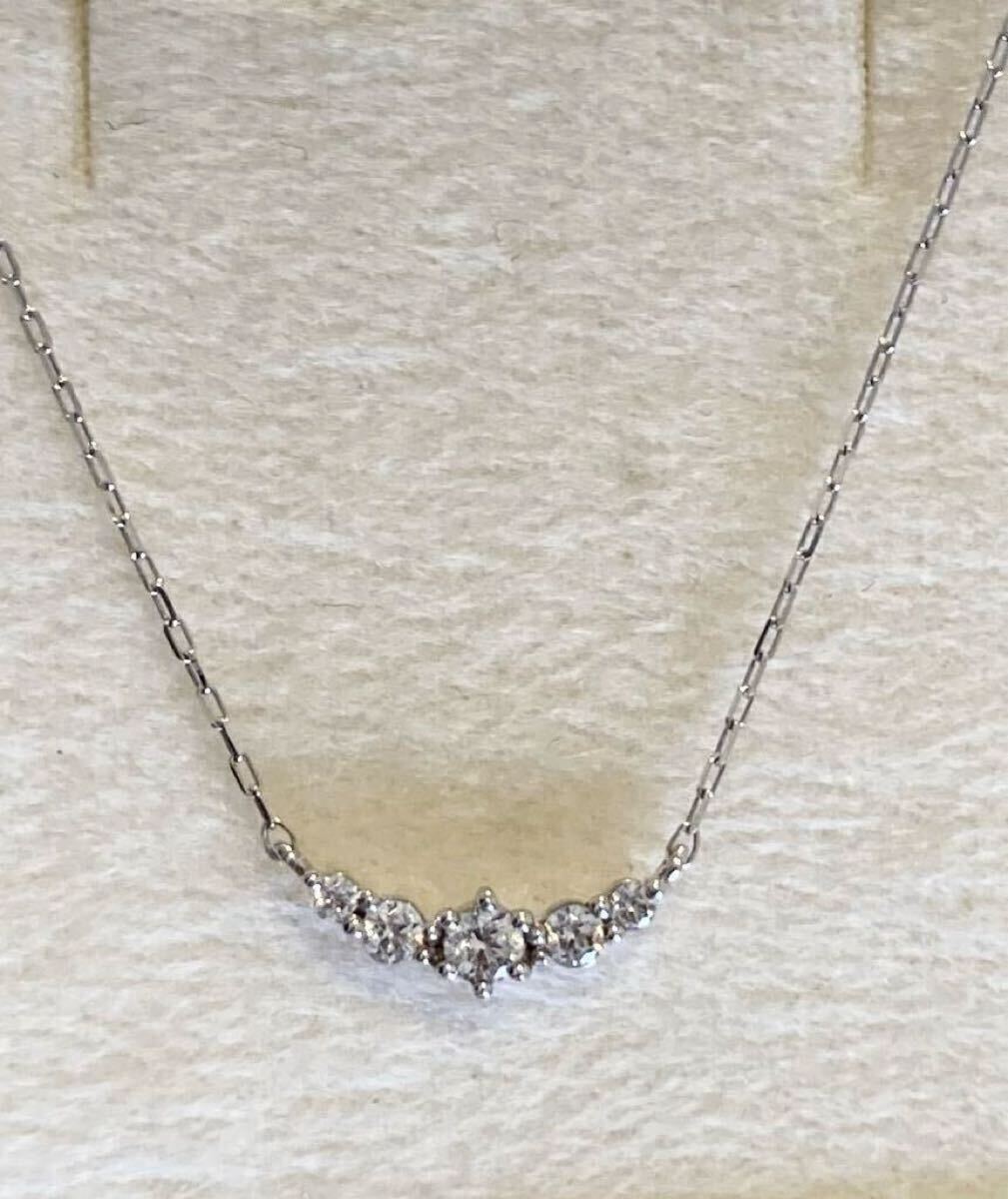 新品 4℃ ネックレス k10 ダイヤモンド 5粒 ゴールド プレゼント ギフト 贈答用 ヨンドシー拍卖