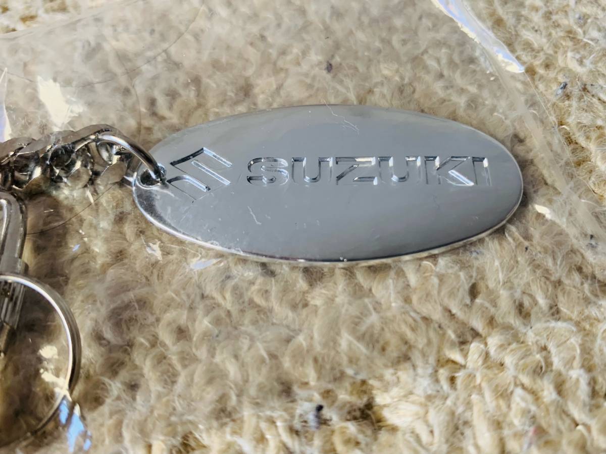 スズキ 純正 アルミ キーホルダー SUZUKI ロゴキーホルダー拍卖