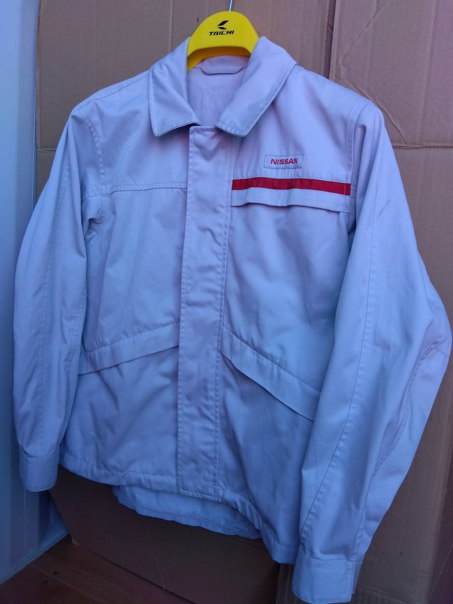 日産 純正 ジャケット 正規品 旧ロゴ M 当時物 非売品 Mサイズ 作業服 NISSAN拍卖