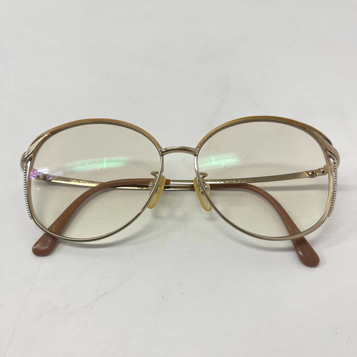 VINTAGE LONGCHAMP ロンシャン メガネ 眼鏡 度入り LC-2008 日本製 NCT チタン メタルフレーム アイウェア【レターパックプラス郵送可】#77拍卖
