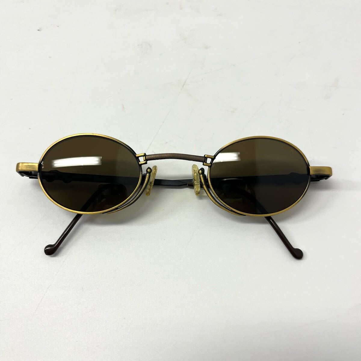 FAT BOY PATENTED サングラス アイウェア メタルフレーム イタリア製 度なし ゴールド ファットボーイ【レターパックプラス郵送可】#201拍卖