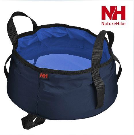 ★折りたたみ式バケツ/7.43L/カラー:青★拍卖