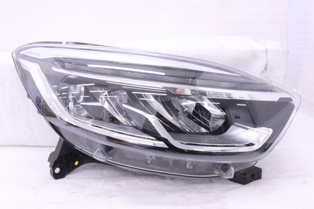 54-1443★美品★LED ルノー キャプチャー★右ヘッドライト HELLA 26010 3415 R ブラック ★ルノー 純正 (YM)拍卖