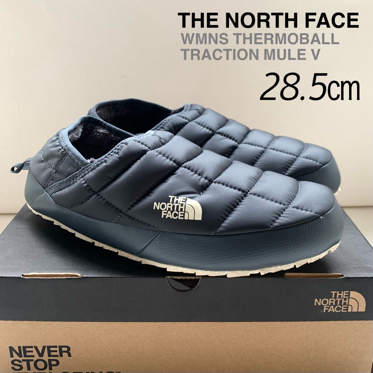 新品 THE NORTH FACE ノースフェイス WMNS THERMOBALL TRACTION MULE V サーモボール トラクション ミュール サンダル 28.5㎝ 送料無料拍卖