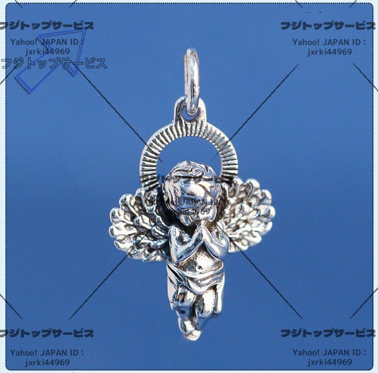 人気天使のチャームペンダント ヘッド ジュエリー チェーンなし モチーフ アクセサリー アレンジ ヴィンテージギフトエンジェルお色選択可拍卖