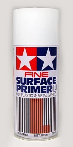 TS044【 タミヤ ファインサーフェイサー L (ホワイト)】180ml缶入り きめ細かい滑らかな仕上がりが特長です。iyasaka拍卖