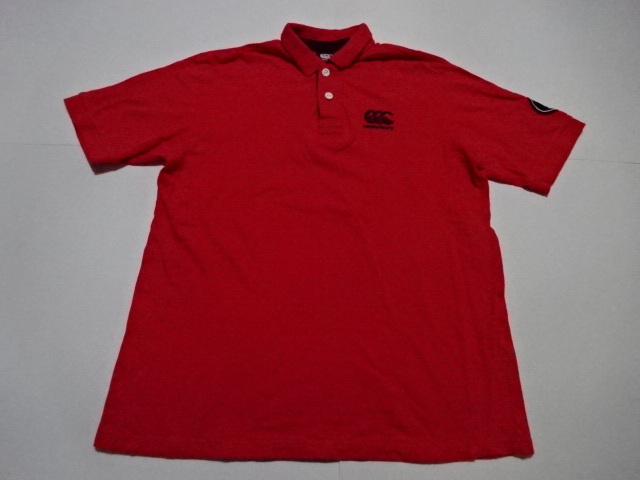 ●canterbury カンタベリー 半袖ポロシャツ L●0419●拍卖