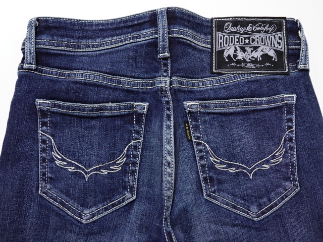 ●RODEO CROWNS ロデオクラウンズ ONESELF DENIM スキニーデニム 24 ストレッチ素材●0425●拍卖