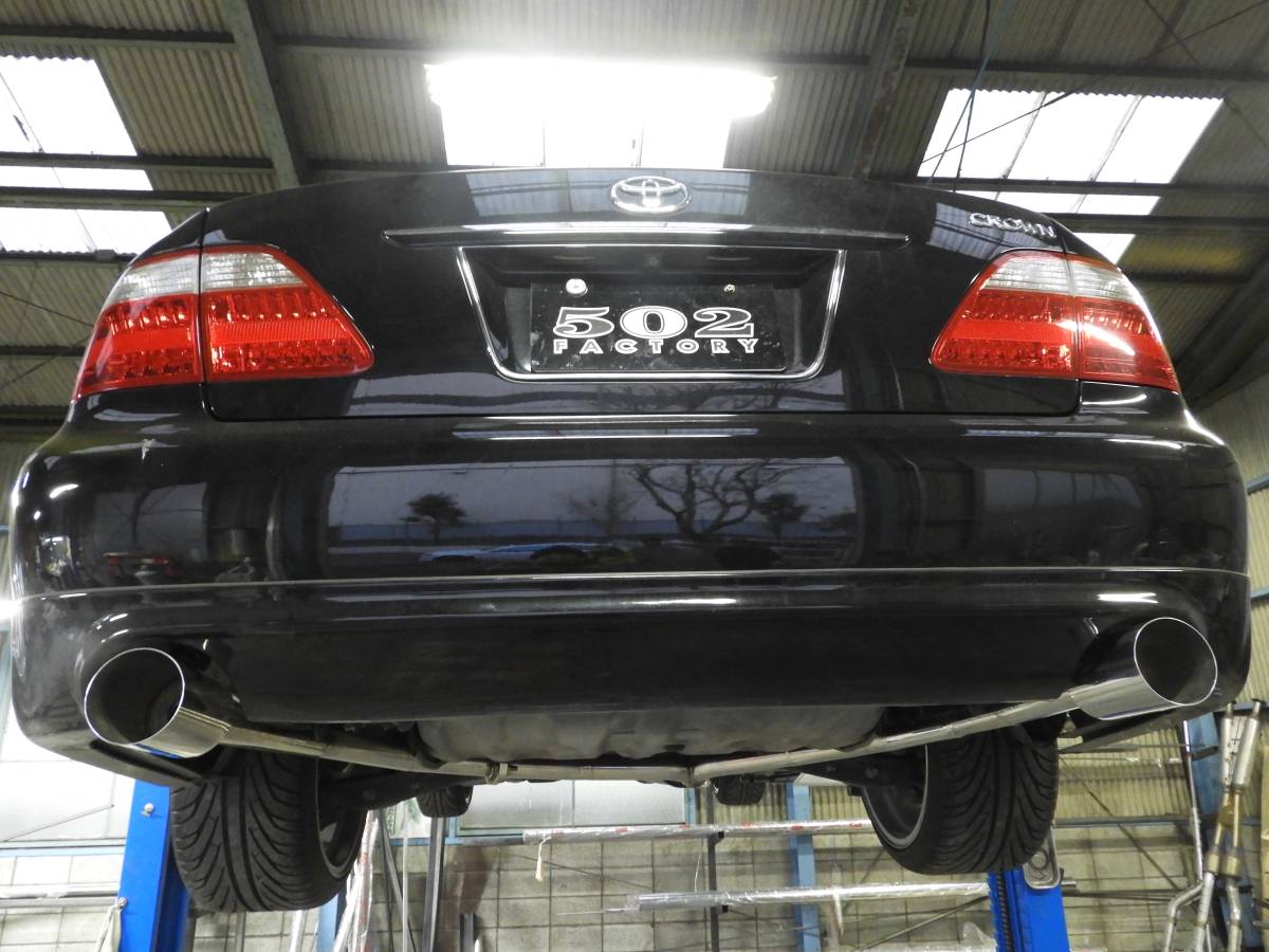 18クラウン マフラー リアピース ストレート オールステンレス拍卖