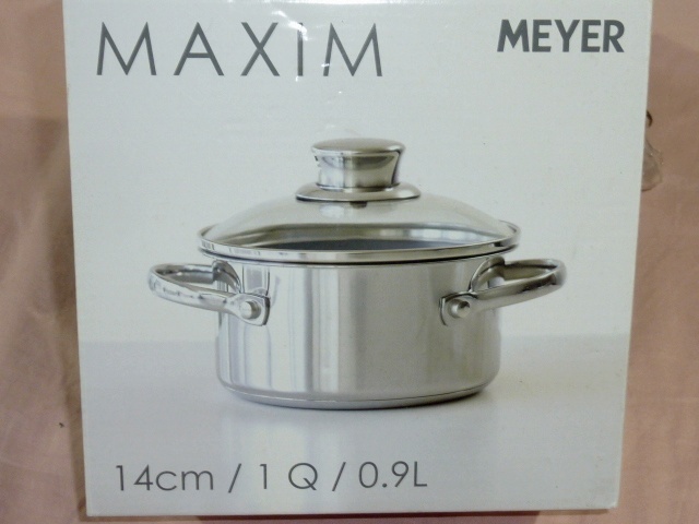 マイヤー/MEYER 14cm小鍋 ステンレス鍋 IH対応拍卖