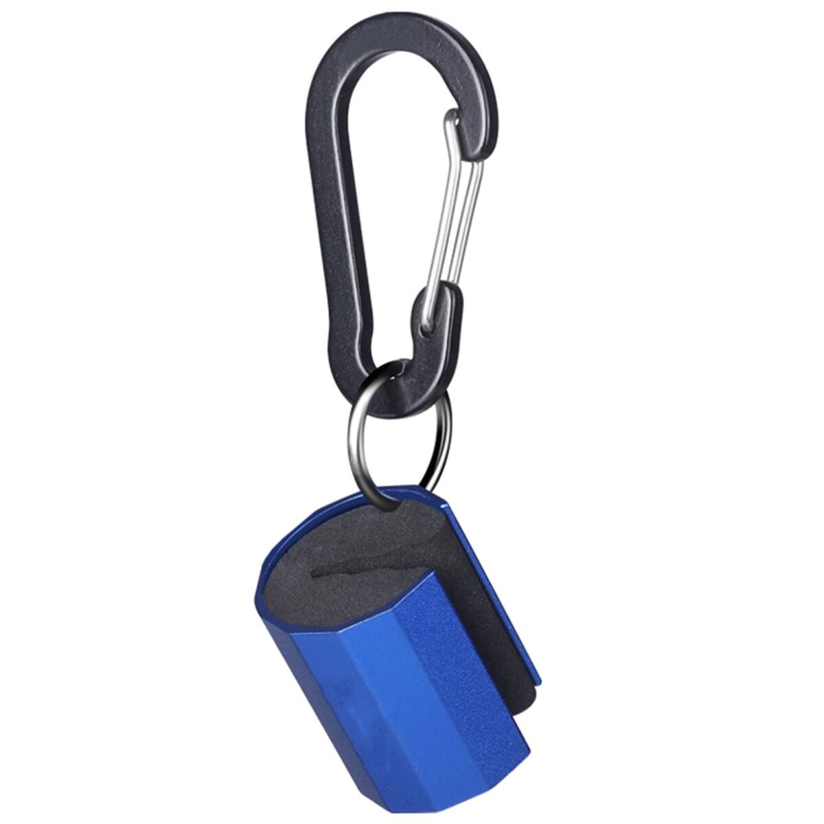 ミニ釣竿ホルダー 釣竿用ソックス 多用途釣竿クリップとホルダー 投げ竿用キーホルダー付き ウェアラブル釣竿ホルダー 釣竿クリップ拍卖