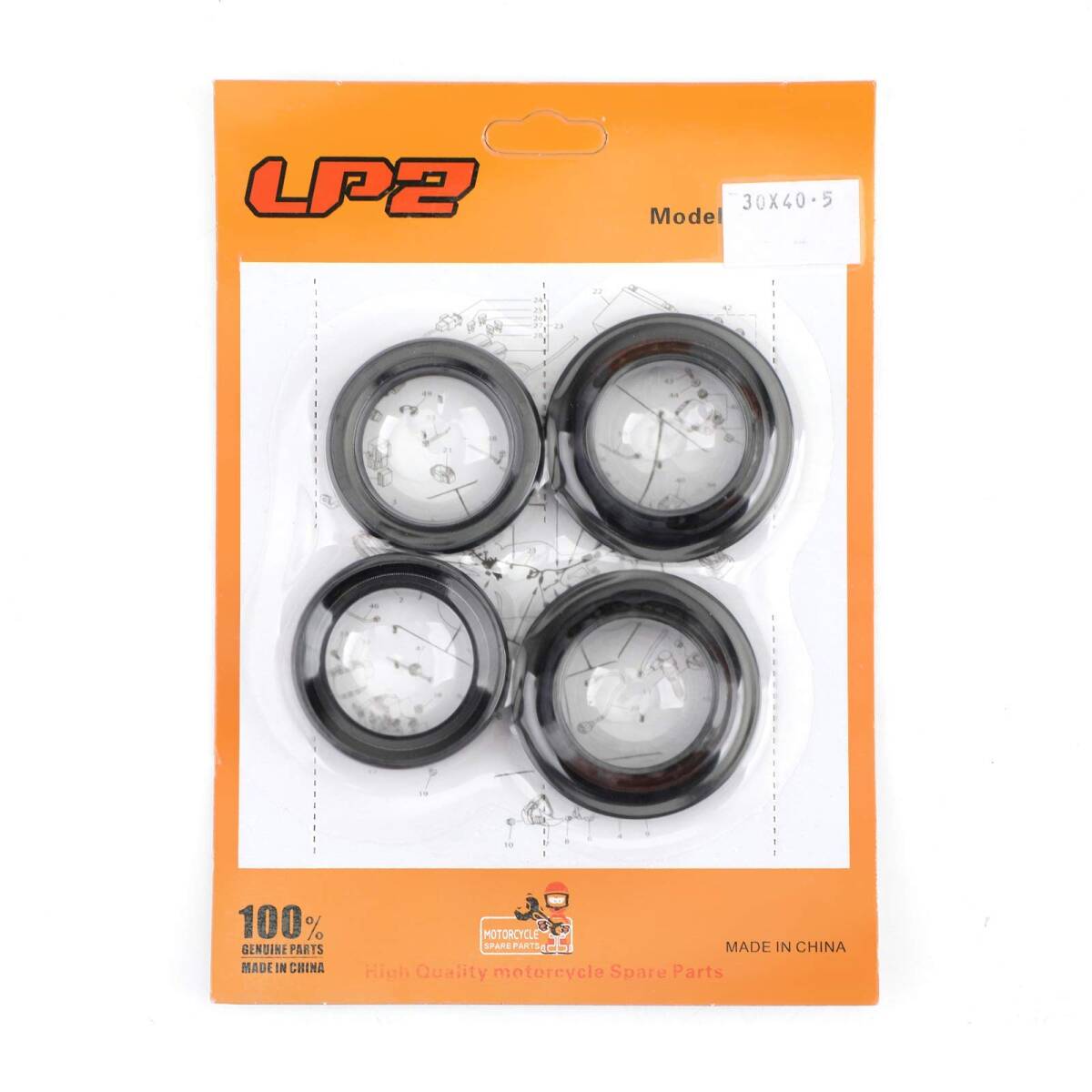 Bruce & Shark フォークシール ダスト キット Yamaha TTR125 TY125 YBR125 DT125 RD125 1974-2014用拍卖