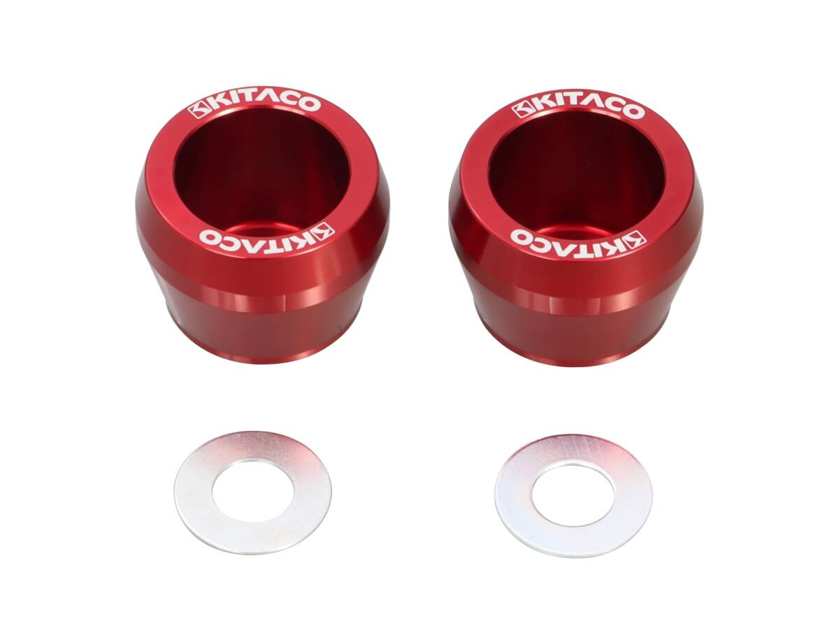 キタコ(KITACO) アクスルプロテクターセット (レッド) アクスルシャフト径φ12用 グロム(JC61/JC75/JC92) モンキー125(JB02/JB03/JB05)拍卖