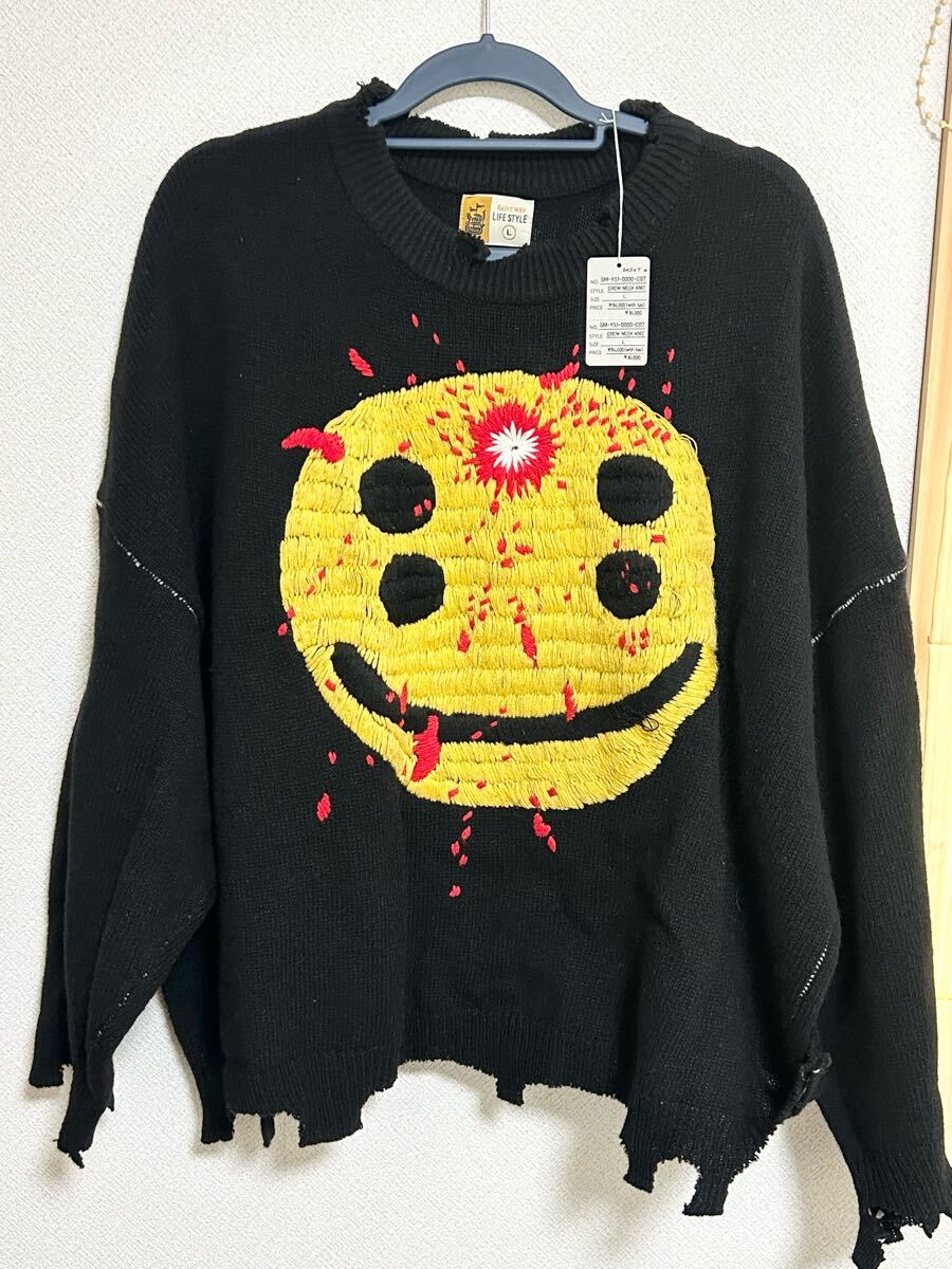 SAINT MICHAEL セントマイケル コラボニット タグ付き ニット拍卖