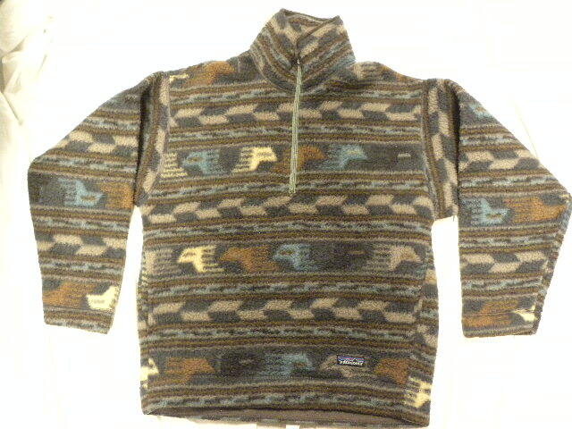 |o_o|patagoniaパタゴニア(6n)プリントフリースジャケットxs拍卖