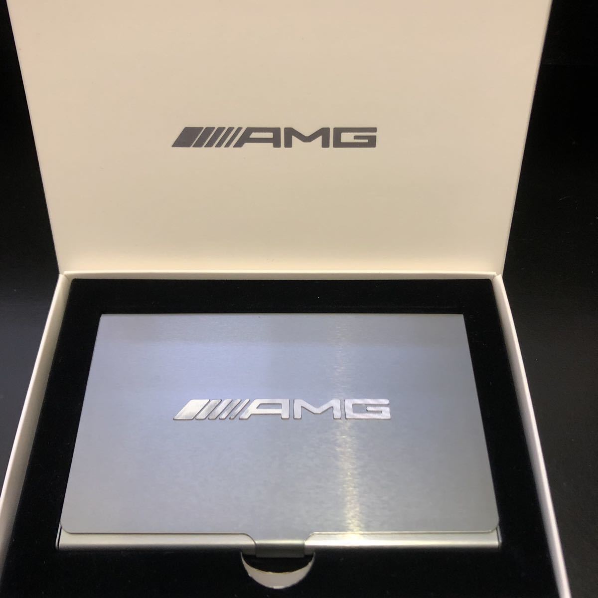 箱入り未使用★メルセデスベンツ/Mercedes-Benz AMG オリジナル 名刺入れ/カードケース 純正 正規品★拍卖