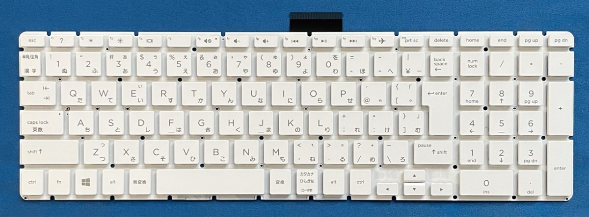 純正新品 HP 250 G6 255 G6等用 HPM16M60J0-6981 日本語キーボード 白 国内発送拍卖