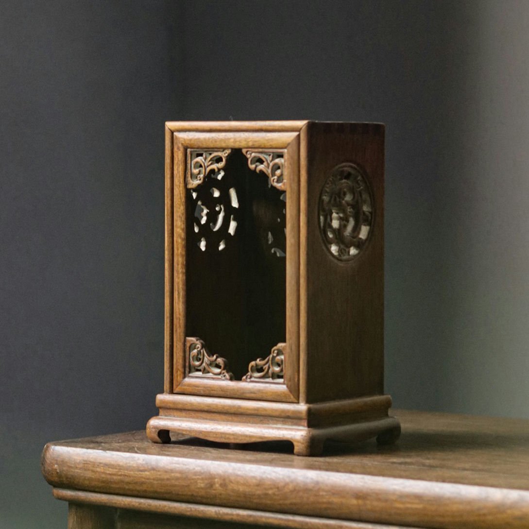 ▼渡鶴羽▼A6028清時代 黄花梨仏龕 黄花梨木細工彫刻★仏教古美術★細密細工★廃寺旧蔵★廃寺買出品拍卖