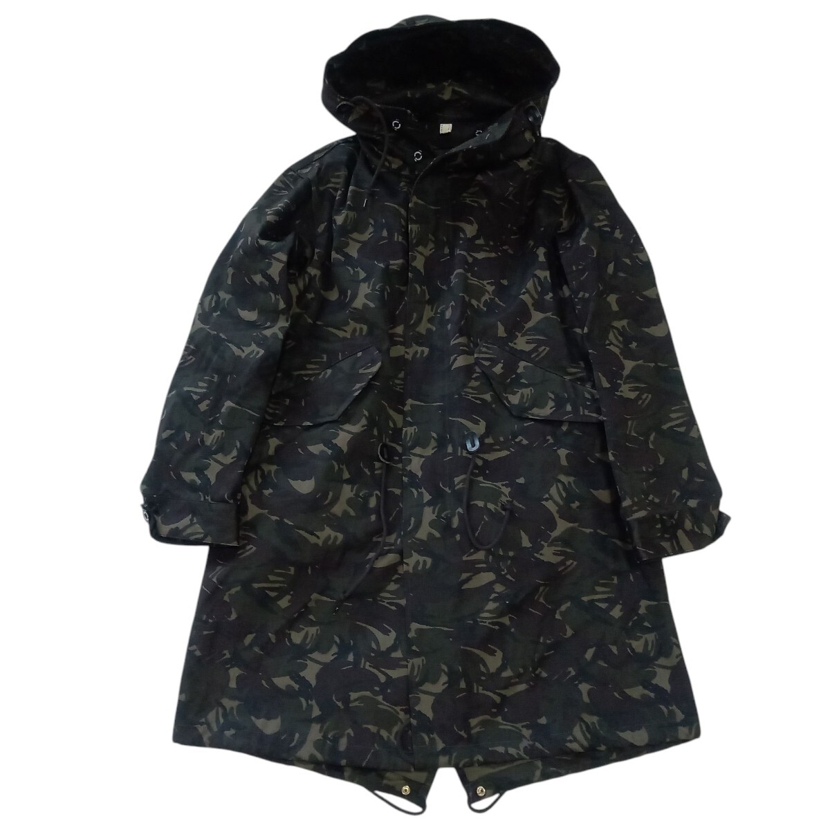 即決★良品 MACKINTOSH PHILOSOPHY マッキントッシュ フィロソフィー カモフラ柄 モッズコート 38 ライナー付き 迷彩 三陽商会【送料無料】拍卖