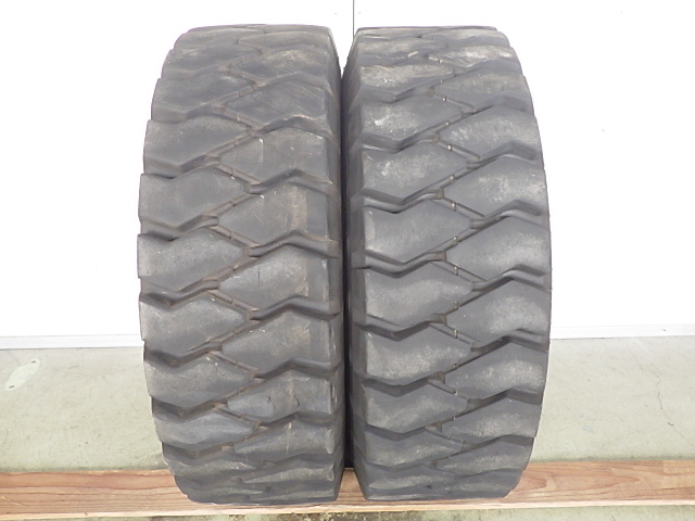 250-15 16PR ブリヂストン BRIDGESTONE J-LUG JL 中古 2本セット フォークリフト 250/15 X1741拍卖