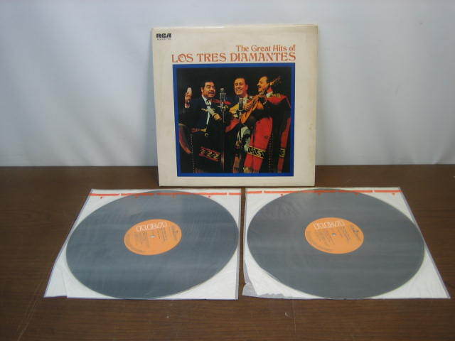 ◆豪華盤 ロス・トレス・ディアマンテス大全集 SRA-9187/88 2枚組 LPレコード◆菅C 拍卖