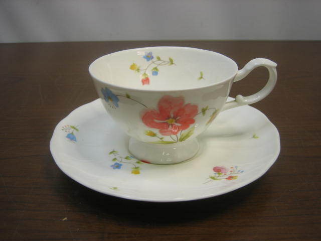 ◆NARUMI Just Flowers ナルミ ジャストフラワー◆カップ&ソーサー◆菅-O拍卖