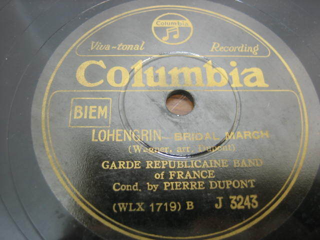 ◆GARDE REPUBLICAINE BAND / ギャルド・レピュブリケーヌ吹奏楽団◆タンホイザー/ローエングリン◆J3243 SP盤◆菅RA3拍卖