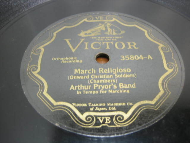 ◆Arthur Pryor's Band/アーサー・プライヤー◆March Religioso/Faust-Soldiers' Chorus-March 35804-A/B SP盤◆菅RA3拍卖
