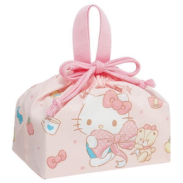 ハローキティ ランチ巾着 お弁当袋 巾着袋 ビッグリボン 子供 子ども キッズ キャラクター スケーター拍卖